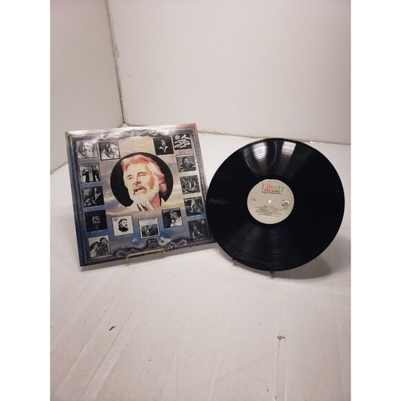 Lot of 2 Kenny Rogers 20 Twenty Greatest Hits & Daytime Friends Vinyl Records - Picture 3 of 4